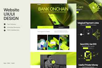design responsive uxui website and landing page