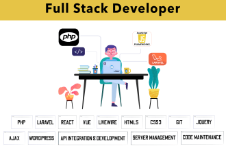 fix or develop any website or web application in PHP laravel