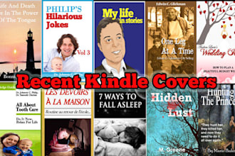 design an Artsy and ATTENTION Grabbing Ebook or Kindle Cover