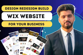design, redesign or develop a wix website