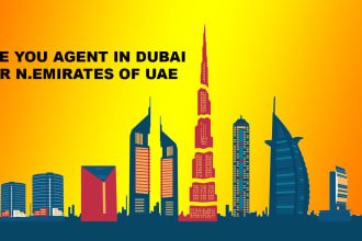 be your agent in dubai on behalf of your company