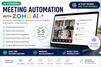 setup zoho ai powered tasks, notes, followups