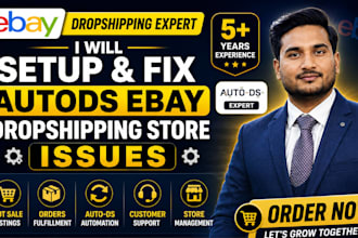setup and fix autods ebay dropshipping store issues