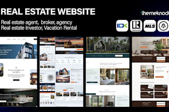 develop real estate, investor, or lead generation website