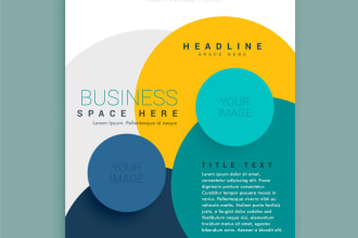 design professional business flyers, brochures for you
