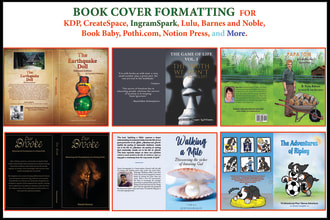 format book cover for paperback, hardcover, kdp, ingramspark