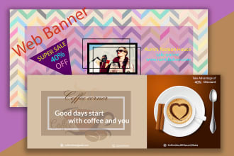 design any social media,web,youtube  banner,cover,poster,ads
