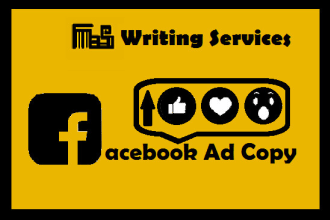 write a catchy facebook ad copy or sales copy