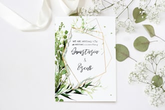 create a professional invitation