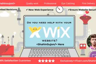 design eye catching dynamic wix website
