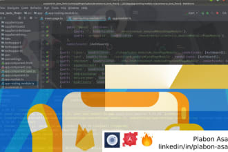 do hybrid mobile development by ionic with API or firebase