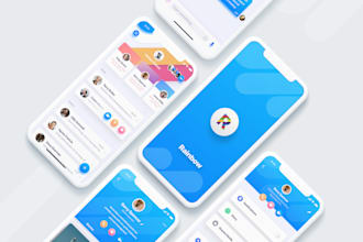 design modern app UI, UX
