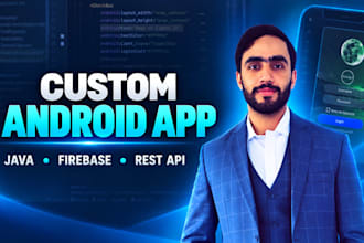 develop your android app using java and firebase