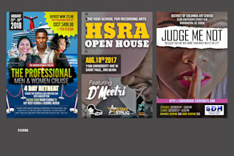 create custom graphic flyers