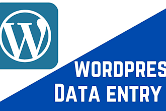 do wordpress product listing, content upload, data entry and migration