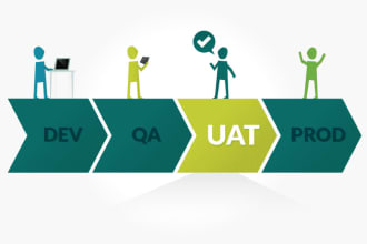 test your website and program from a users perspective, uat