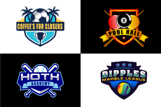 give a high quality sports logo design for your company