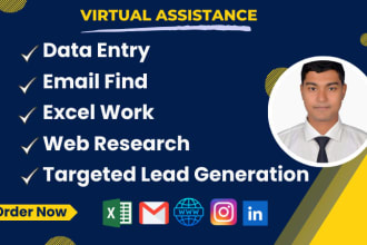 do web research copy paste to be your virtual assistant