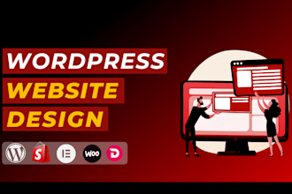 design wordpress woocommerce or ecommerce website