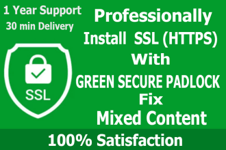 install SSL certificate on your website
