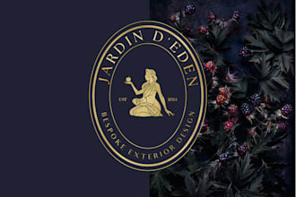 design an elegant modern contemporary logo and branding