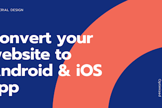 convert any website to android app with material design