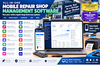 provide mobile repair shop management software pos