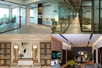 provide 3d architectural rendering of interior or exterior