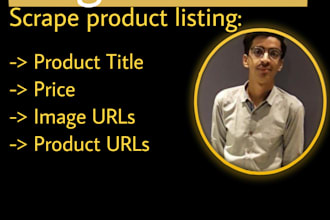 scrape products details from any ecommerce website