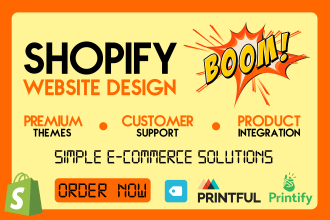 do a terrific shopify website design and shopify store