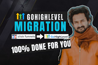 migrate clickfunnels to gohighlevel and automate crm