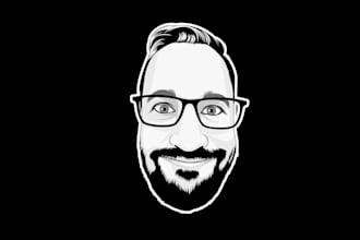 design minimalist flat avatar of you