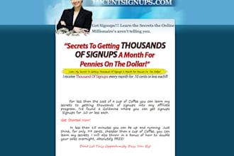design gorgeous LANDING page or minisite + headline + action botton
