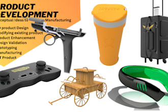 design 3d cad model and mechanical product in solidworks fusion 360