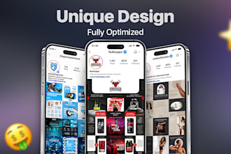 instagram profile design posts and stories
