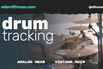 record studio drums for your song