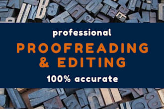 professionally proofread and edit english or italian texts