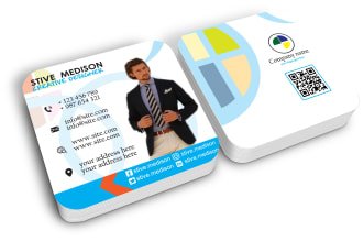 design an amazing square business card