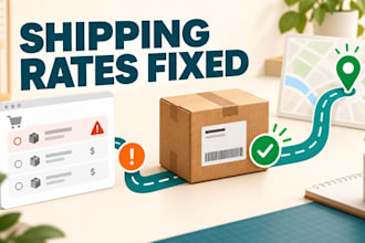 setup and fix woocommerce shipping rates, labels, tracking and API