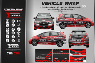 design wrap car or vehicle branding and cutting stickers