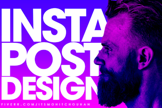 design instagram post or story