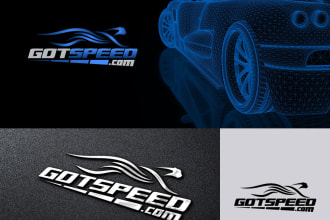 design automotive, auto repair and auto dealership logo