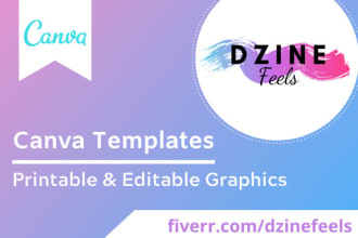 create and edit attractive and editable canva templates