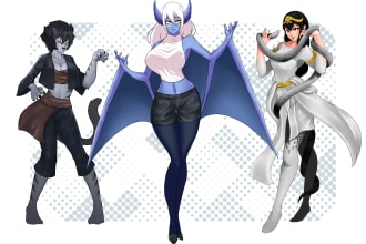 draw your fantasy furry creature or monster character