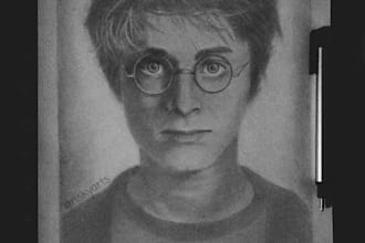 do hand drawing a realistic pencil portrait art for you
