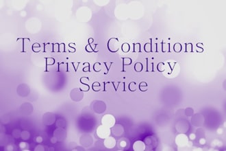 write disclaimer ,refund return policy ,gdpr cookies policy