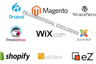 create or migrate your wix,squarespace,shopify,joomla store