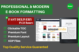do ebook formatting paperback formatting for amazon kinlde
