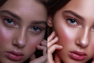 do high end beauty retouching and advanced retouching