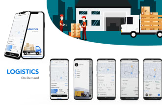 do logistics on demand app with admin panel